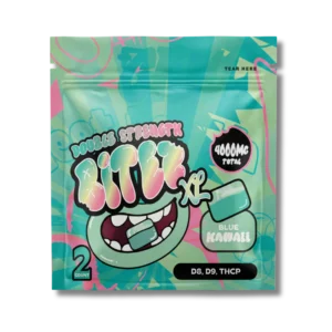 BITEZ XL - Delta-8 + Delta-9 + THCP 4000MG Gummies - Blue Hawaii