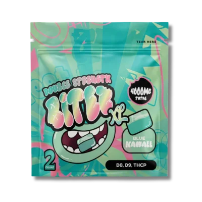 BITEZ XL - Delta-8 + Delta-9 + THCP 4000MG Gummies - Blue Hawaii