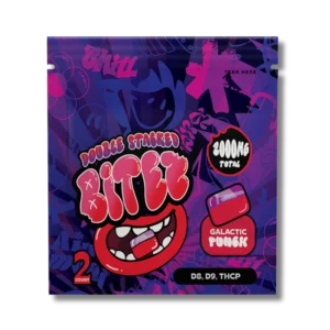 BITEZ - Delta-8 + Delta-9 + THCP 2000MG Gummies - Galactic Punch