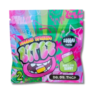 BITEZ - Delta-8 + Delta-9 + THCP 2000MG Gummies - Melon Berry