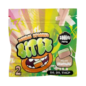 BITEZ - Delta-8 + Delta-9 + THCP 2000MG Gummies - Pear Champagne