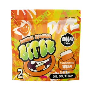 BITEZ - Delta-8 + Delta-9 + THCP 2000MG Gummies - Tangerine Dream