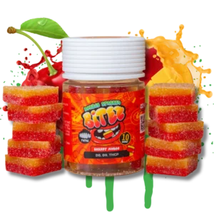 BITEZ Gummies 10,000MG Jarz - Delta-8 + Delta-9 + THCP - Cherry Mango