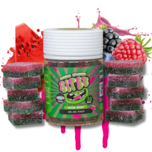 BITEZ Gummies 10,000MG Jarz - Delta-8 + Delta-9 + THCP - Melon Berry
